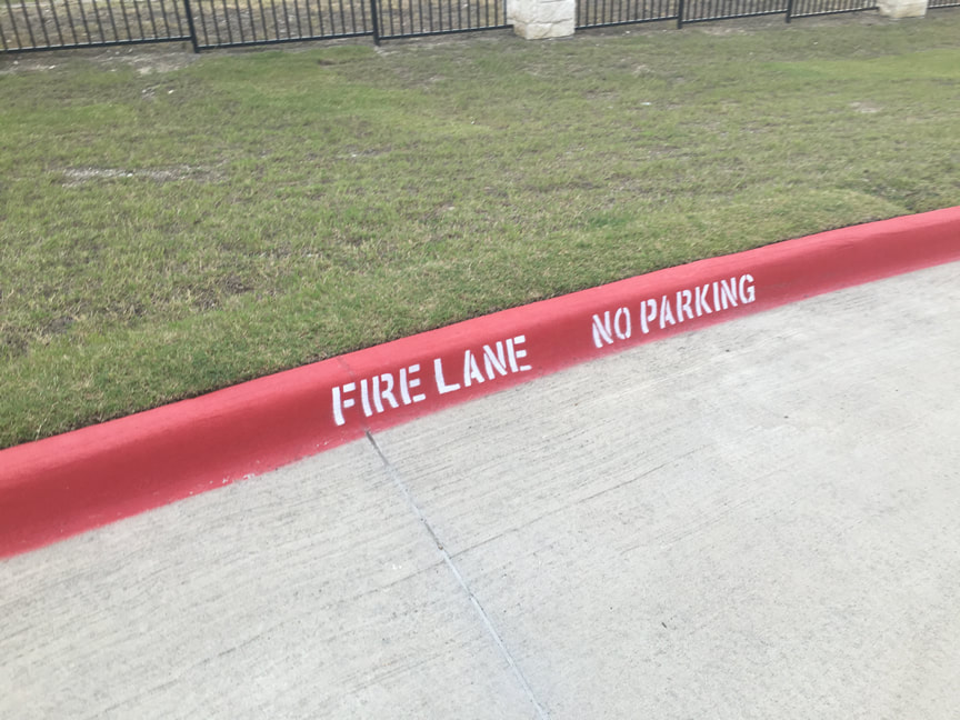 Fire Lane Curb Painting Fort Myers