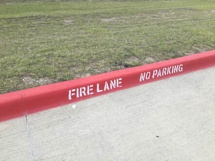 Fire Lane Curb Painting Fort Myers Florida